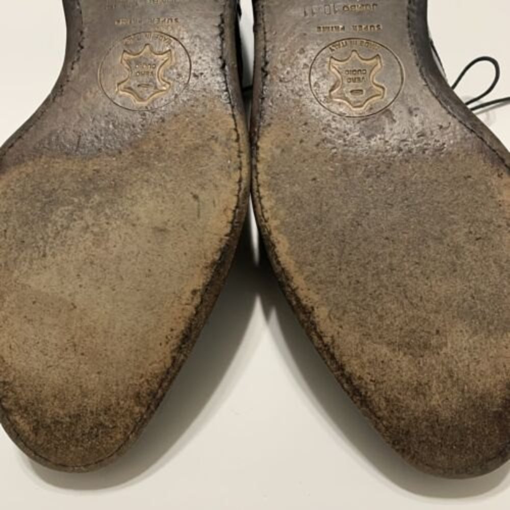 Allen Edmonds Sanford Oxfords Cap Toe Black Leather Men's Dress Shoes Size 9.5 D - Picture 12 of 12